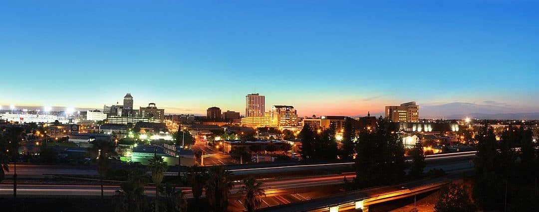 Fresno Skyline of Downtown